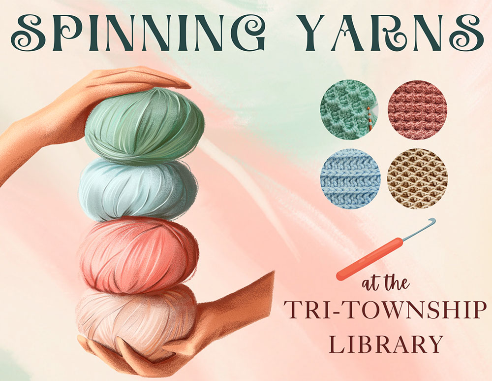 Image for Spinning Yarns Club at Tri-Township Library
